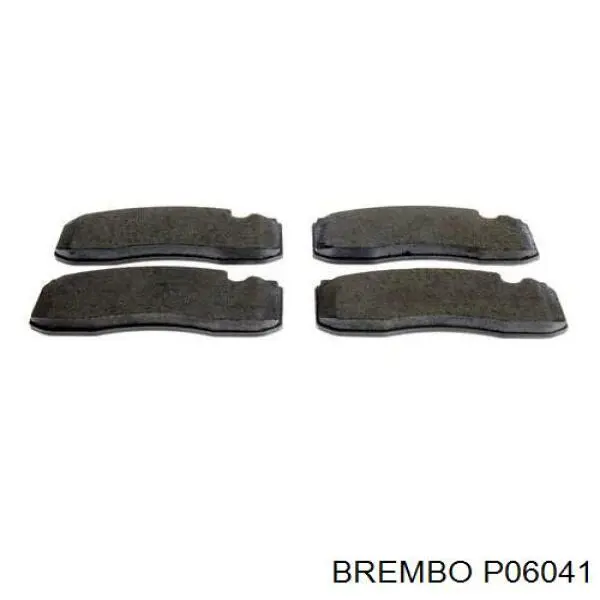P06041 Brembo Pastillas delanteras