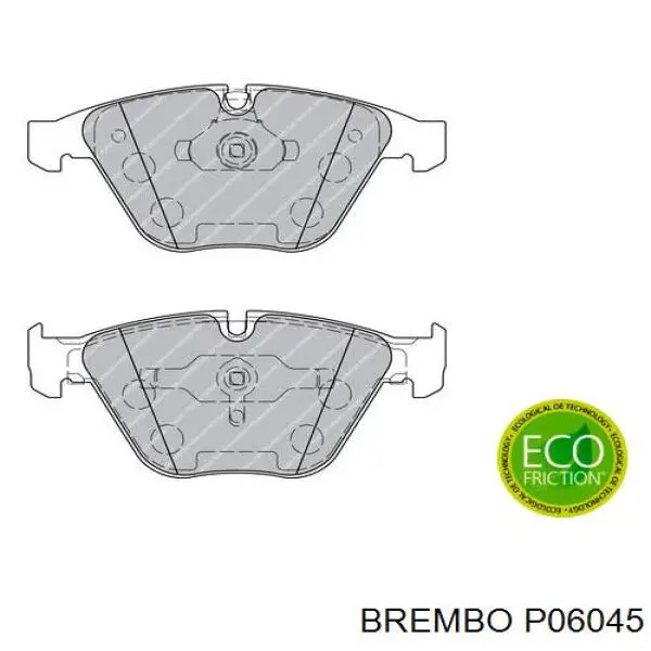 P06045 Brembo pastillas de freno delanteras