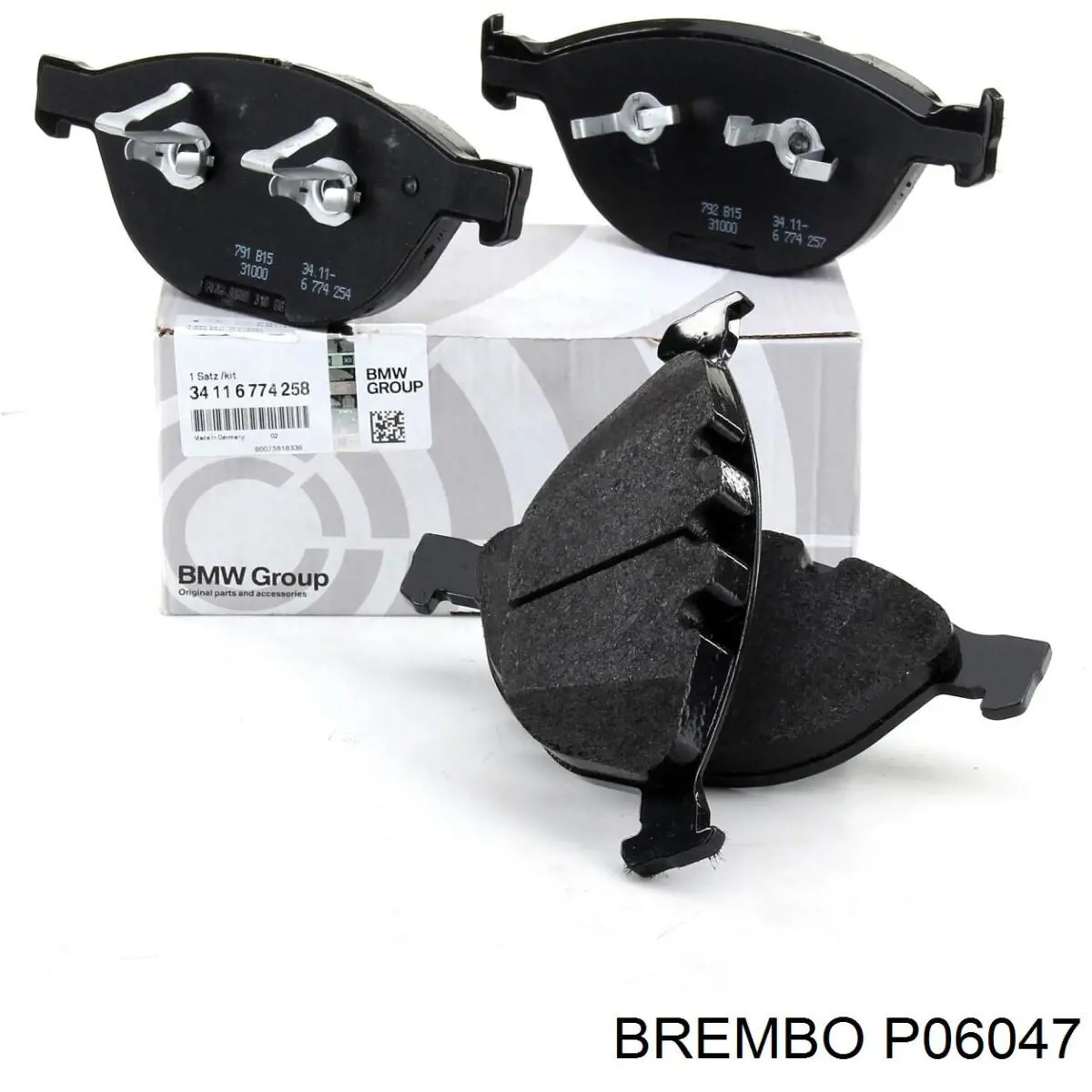 P06047 Brembo pastillas de freno delanteras