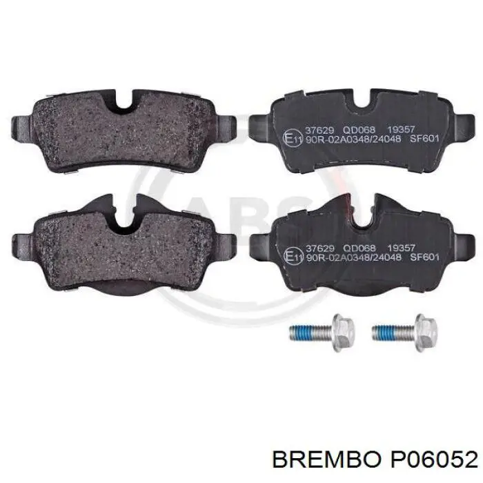 Comprar P06052 Brembo Pastillas de freno traseras