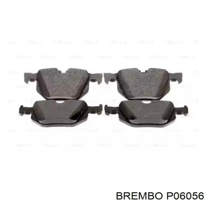 Comprar P06056 Brembo Pastillas de freno traseras