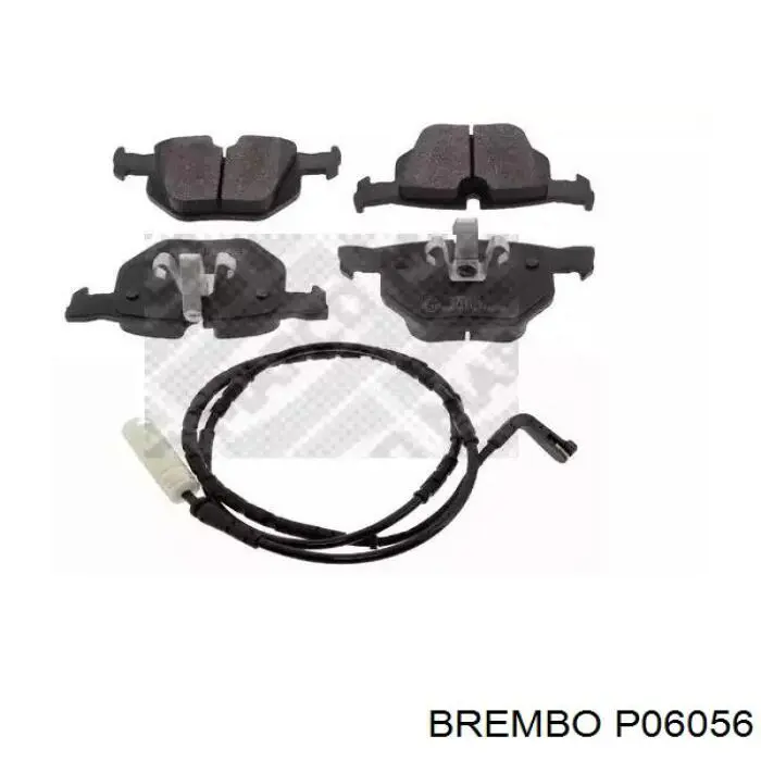 P06056 Brembo Pastillas freno traseras