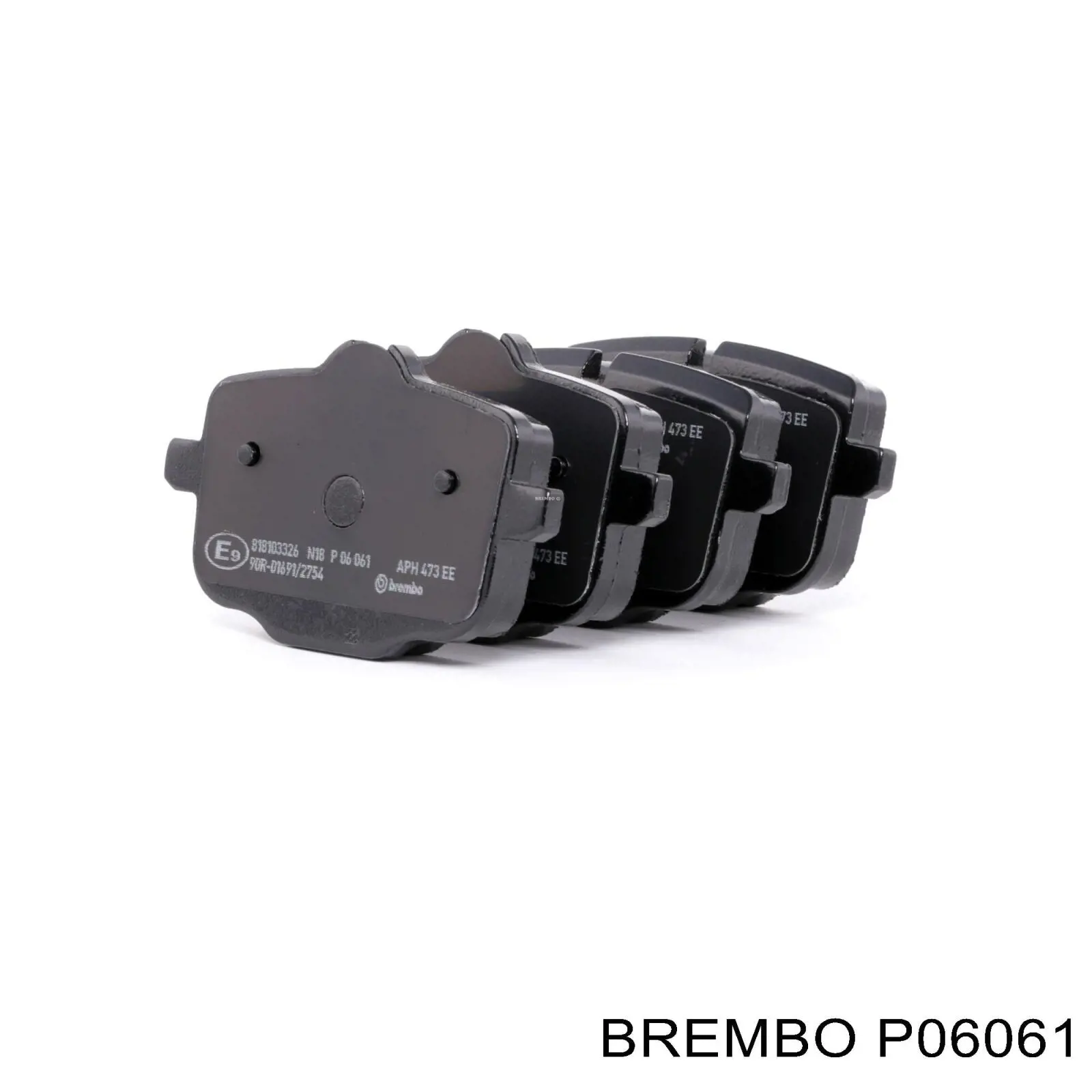 P06061 Brembo pastillas de freno traseras