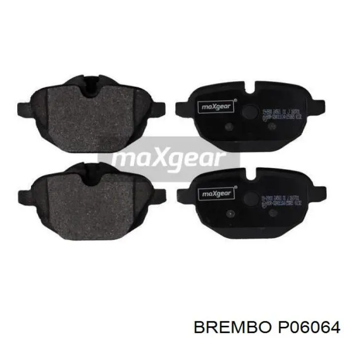 Comprar P06064 Brembo Pastillas de freno traseras