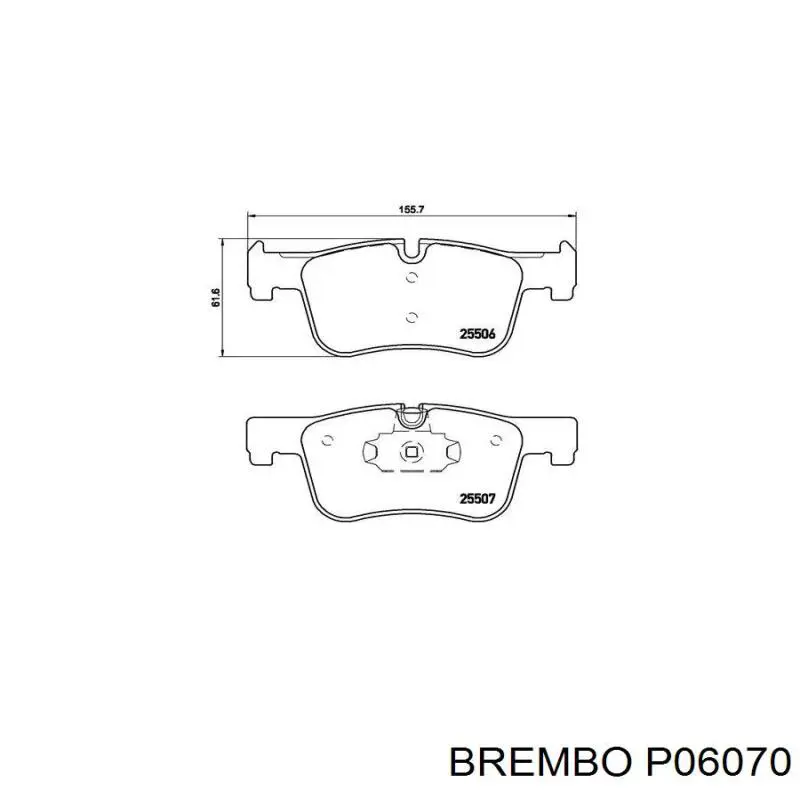 Pastillas freno delanteras Brembo P06070 precio, desde 32,36 EUR