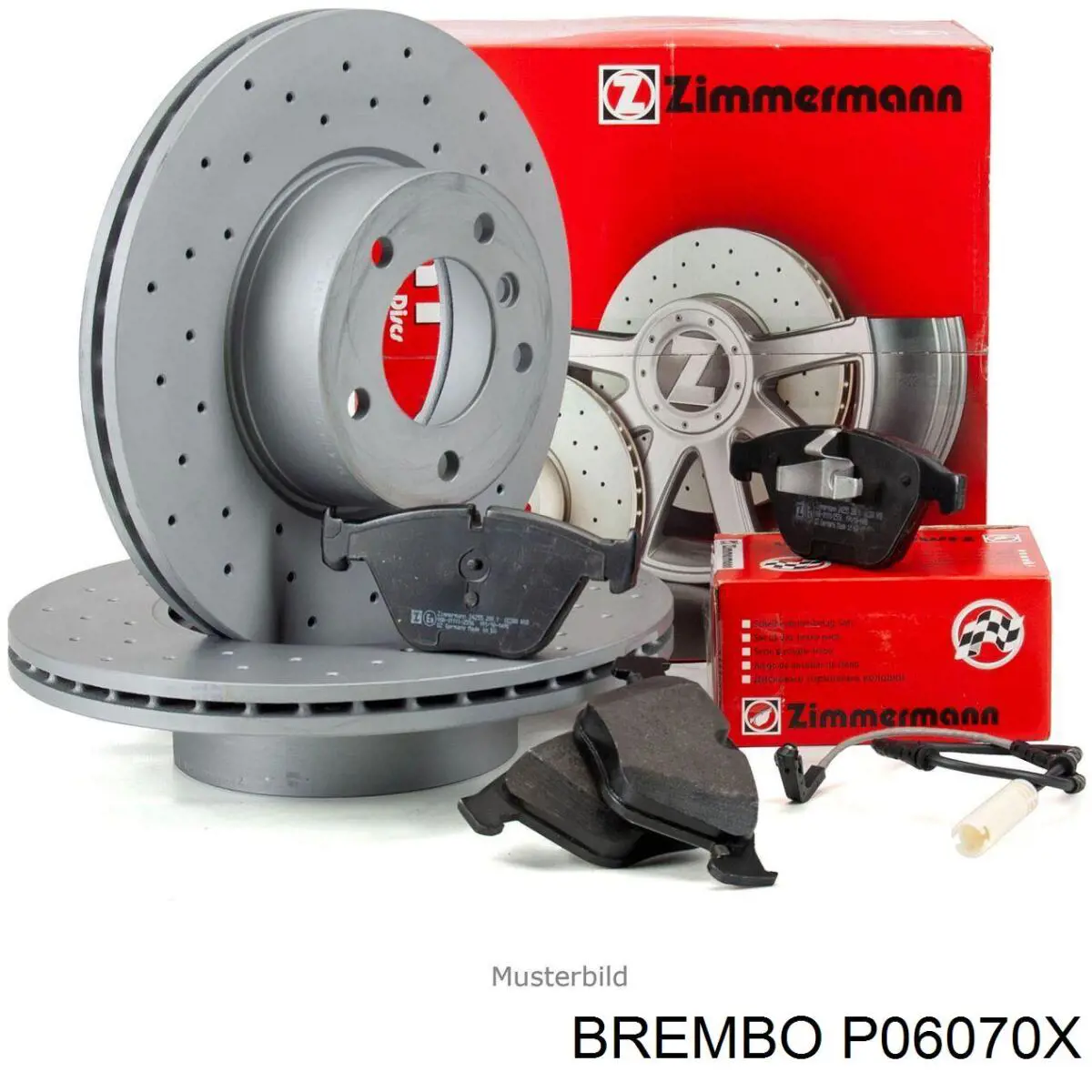 P06070X Brembo pastillas de freno delanteras