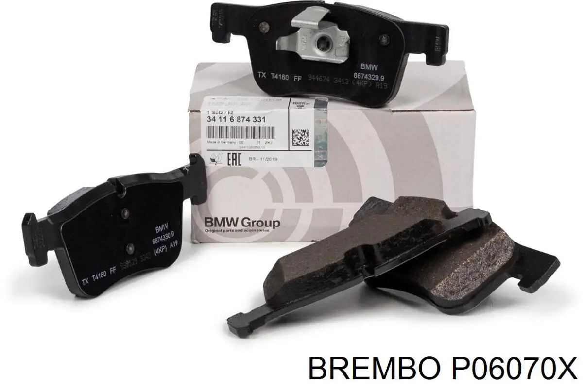 Pastillas freno delanteras Brembo P06070X precio, desde 32,36 EUR