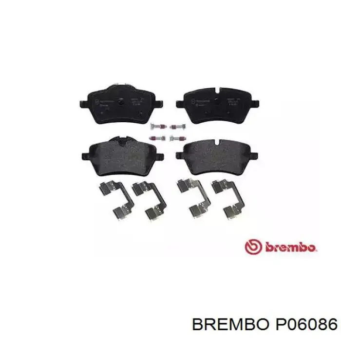 P06086 Brembo pastillas de freno delanteras