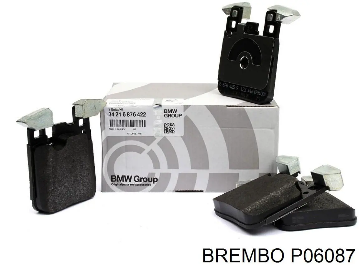 Pastillas de freno traseras P06087 Brembo