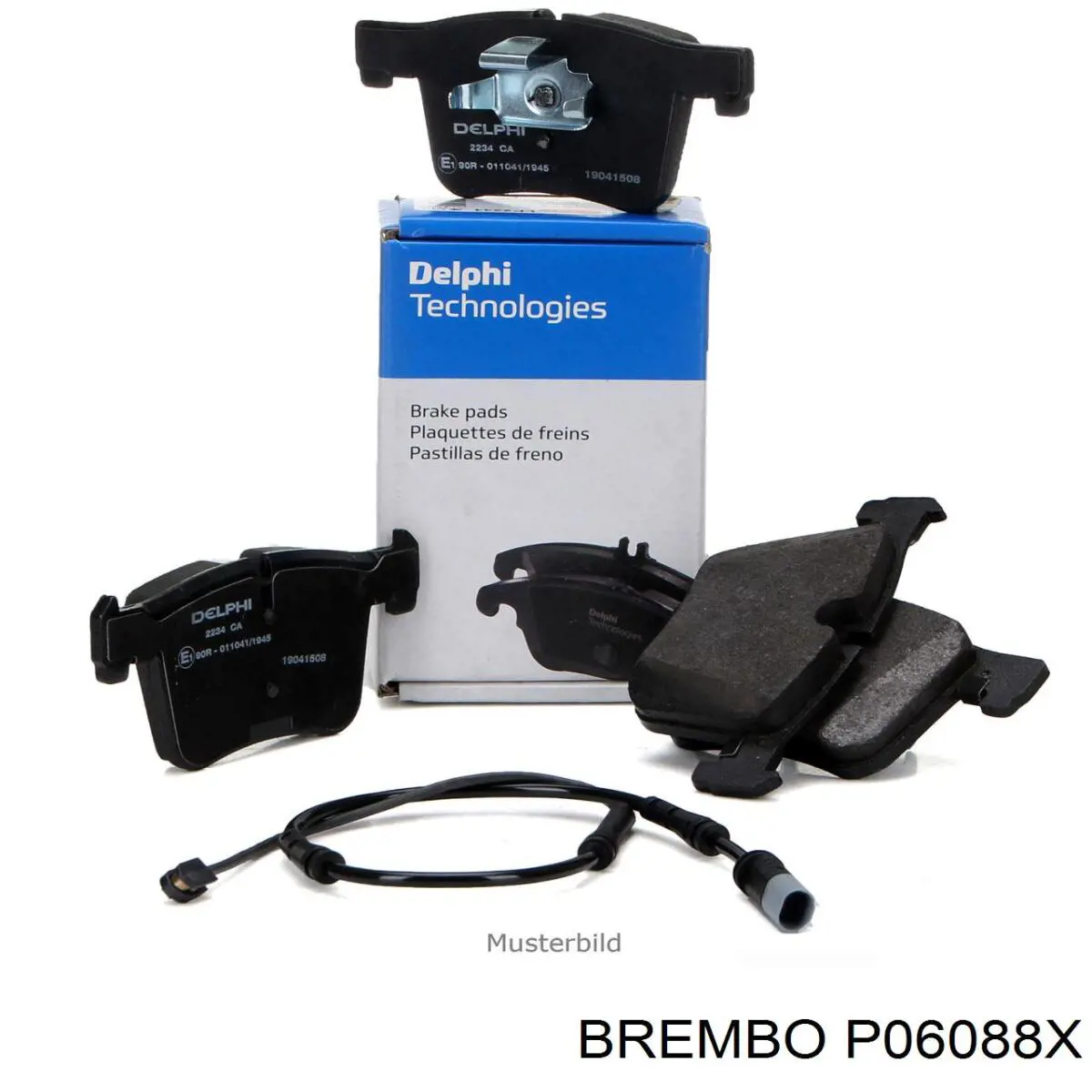 Pastillas de freno P06088X Brembo