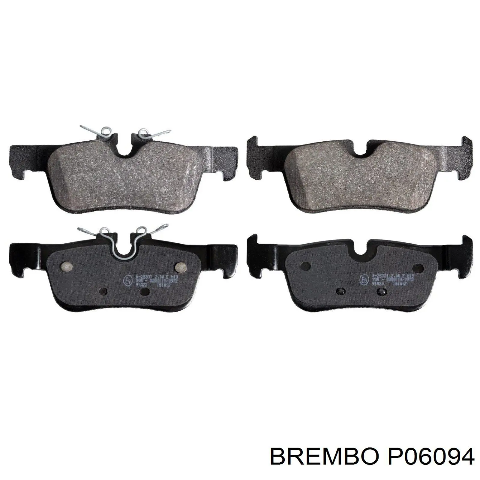 Comprar P06094 Brembo Pastillas de freno traseras