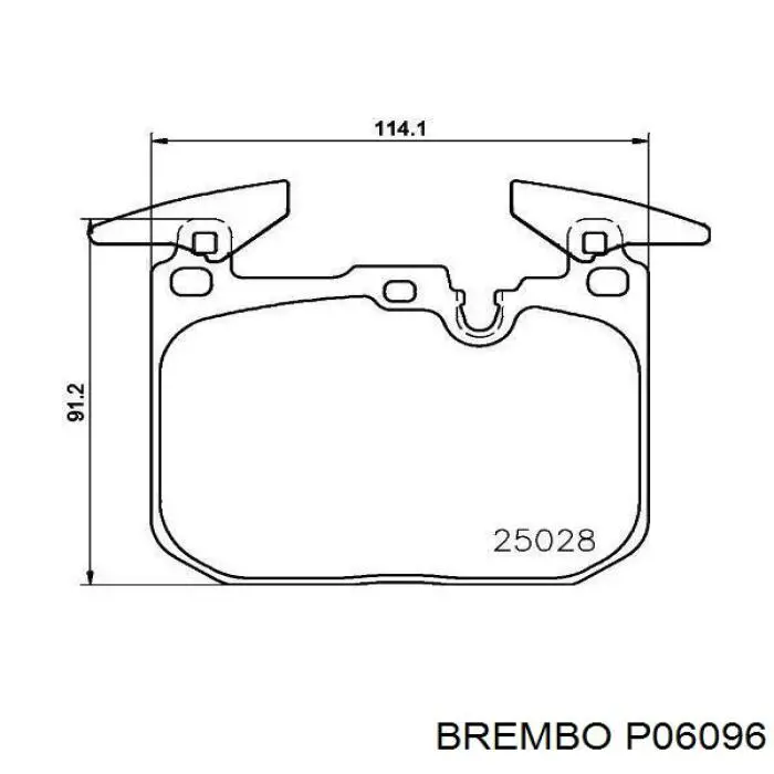 Comprar P06096 Brembo Pastillas delanteras de freno