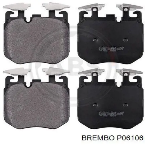 Comprar P06106 Brembo Pastillas delanteras de freno