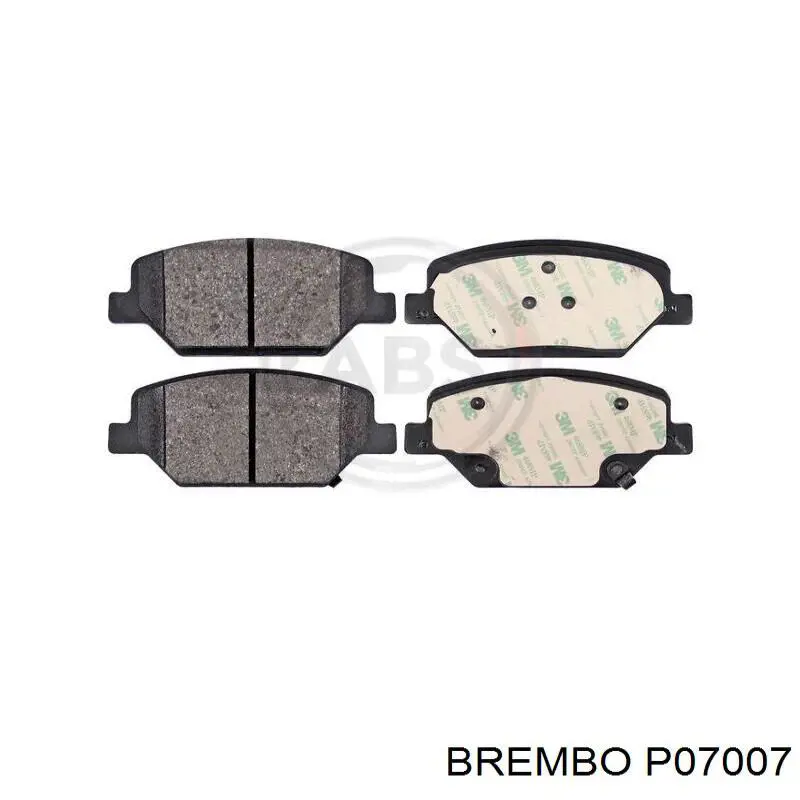 Pastillas de freno P07007 Brembo