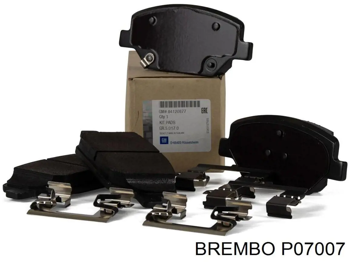 Comprar P07007 Brembo Pastillas delanteras de freno