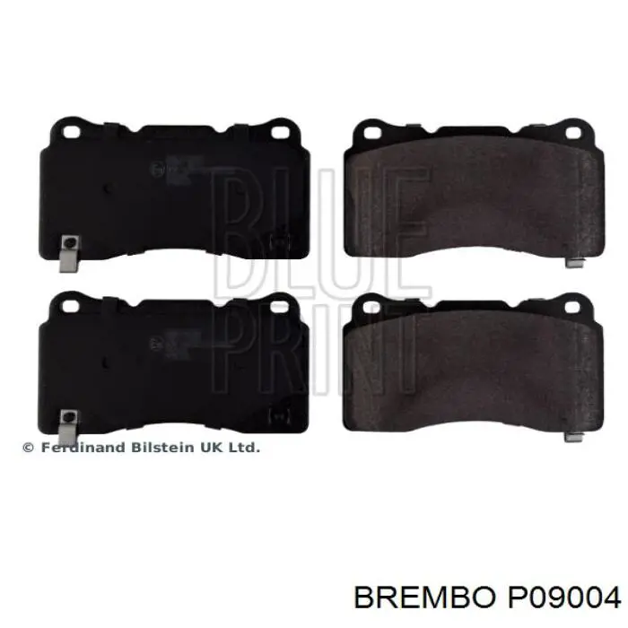 P09004 Brembo pastillas de freno delanteras