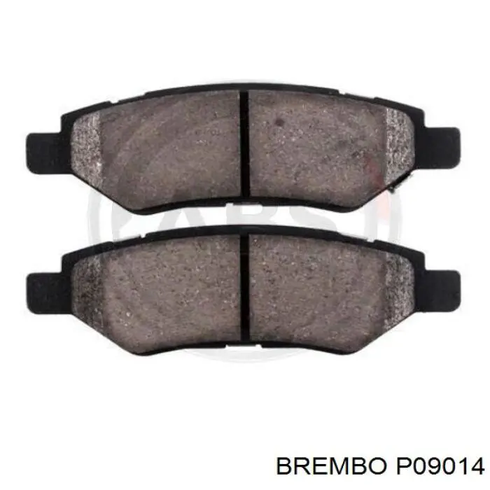 P 09 014 Brembo pastillas de freno traseras