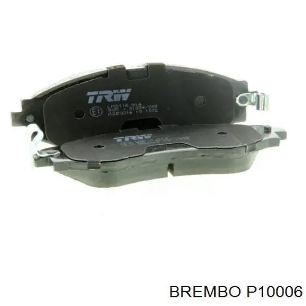 Pastillas de freno delanteras Brembo P10006