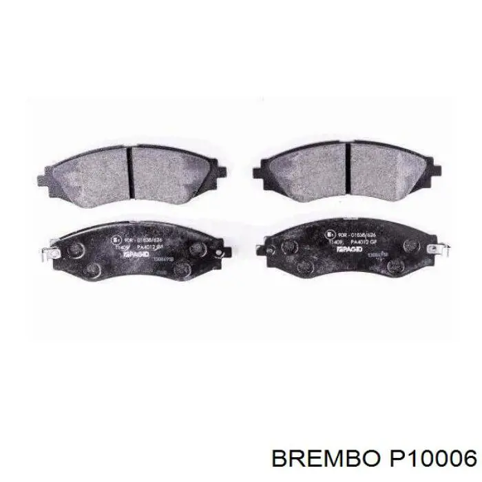 Comprar P10006 Brembo Pastillas delanteras de freno