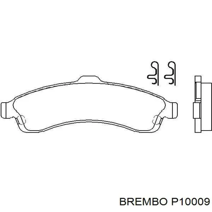 8888924640 Isuzu pastillas de freno delanteras