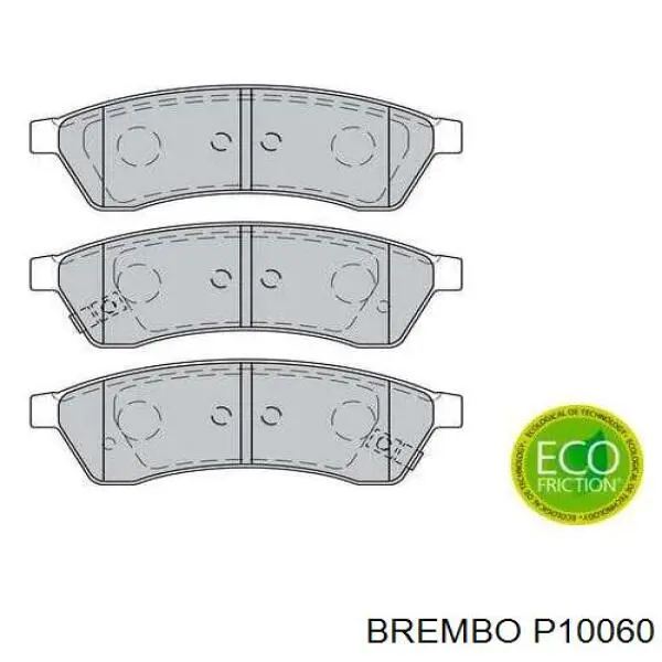 Pastillas traseras Brembo P10060