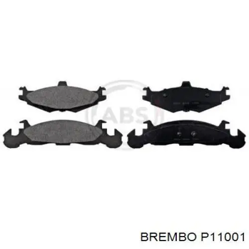 Comprar P11001 Brembo Pastillas delanteras de freno
