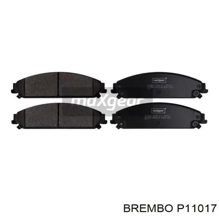 Comprar P11017 Brembo Pastillas delanteras de freno