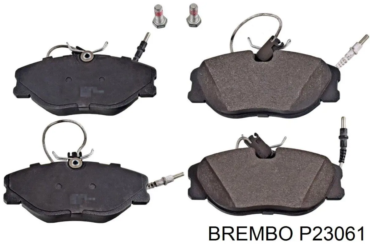 Pastillas de freno delanteras BREMBO P23061