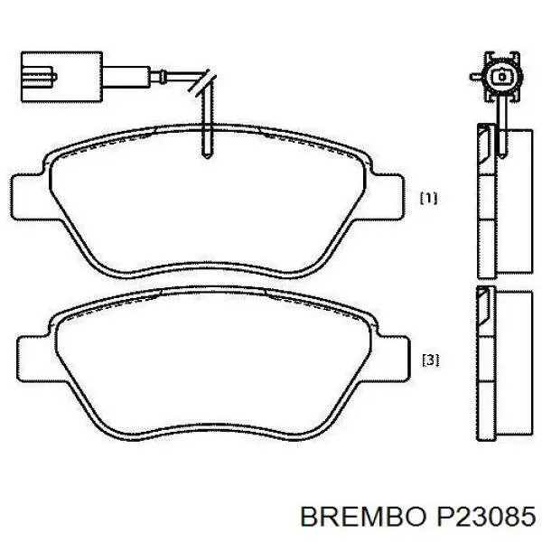 Pastillas de freno delanteras Fiat Stilo 192