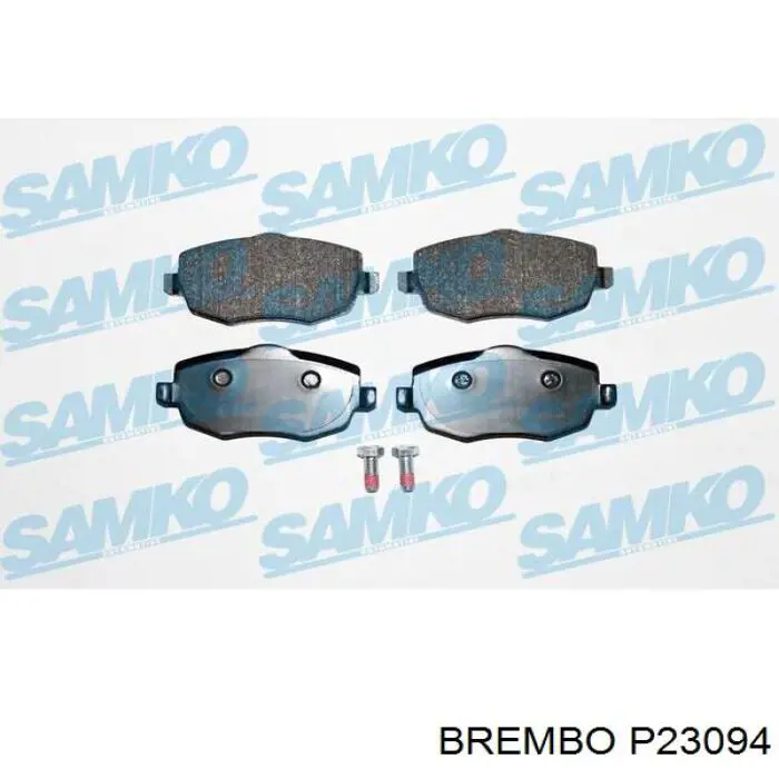 P23094 Brembo pastillas de freno delanteras