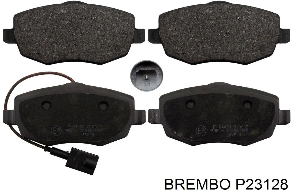 P 23 128 Brembo pastillas de freno delanteras