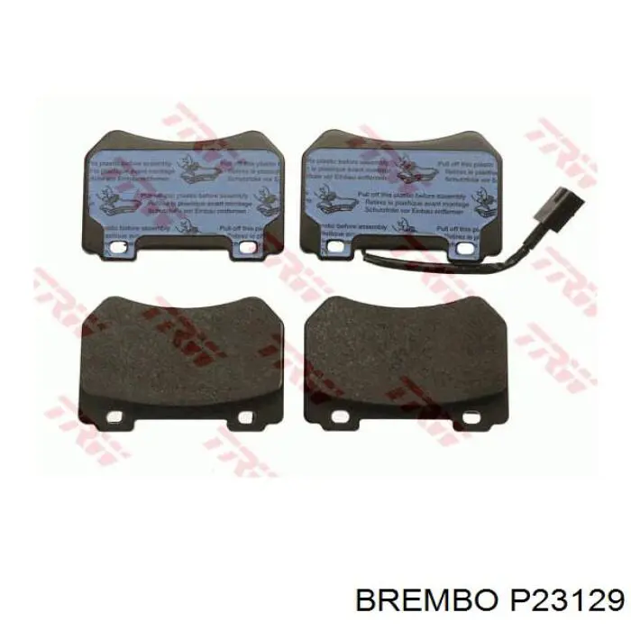 Pastillas de freno delanteras BREMBO P23129