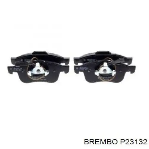 Pastillas de freno delanteras Brembo P23132
