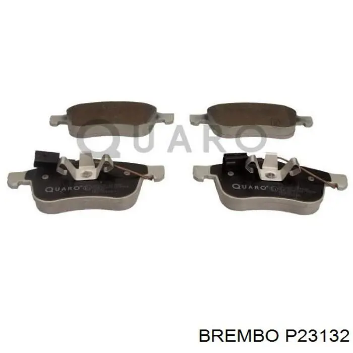 P 23 132 Brembo pastillas de freno delanteras