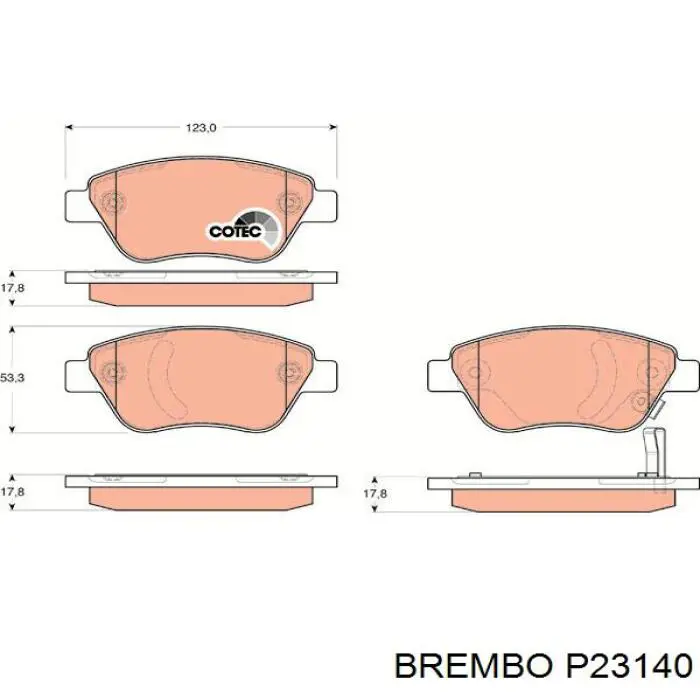 Pastillas de freno delanteras Fiat Stilo 192