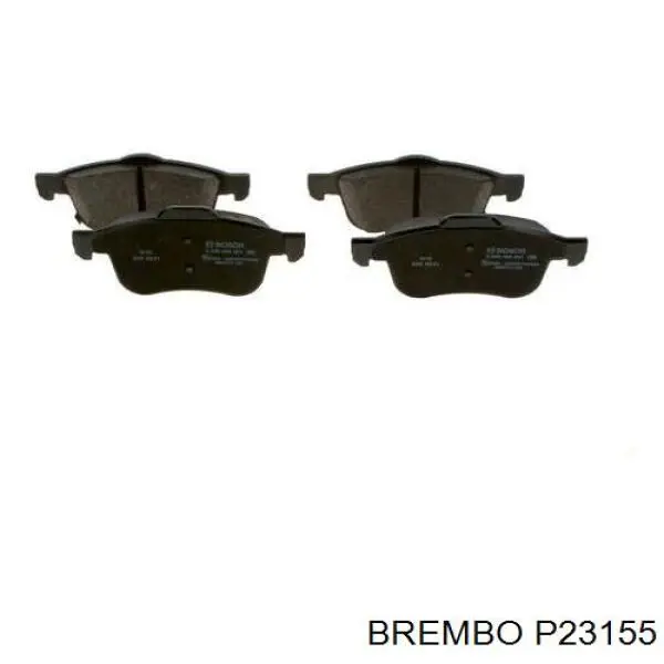 P23155 Brembo pastillas de freno delanteras