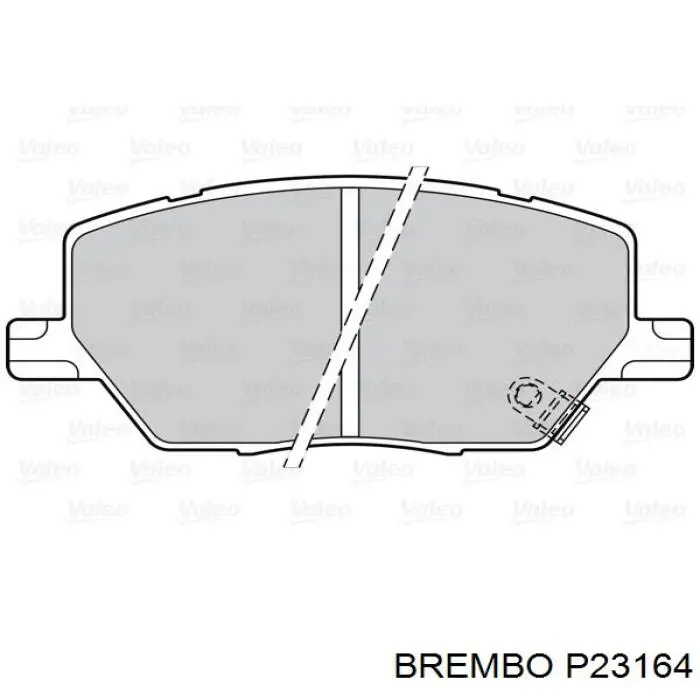 Pastillas de freno P23164 Brembo