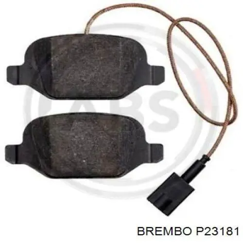 P23181 Brembo pastillas de freno delanteras