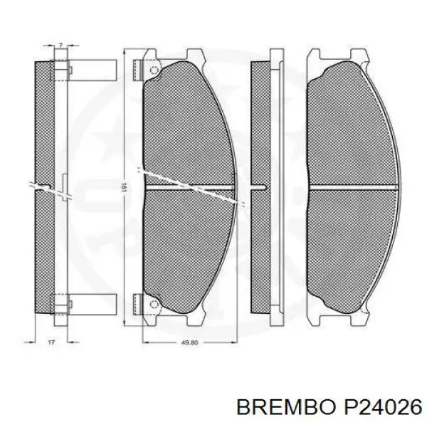Pastillas de freno delanteras Nissan Terrano 1 WD21