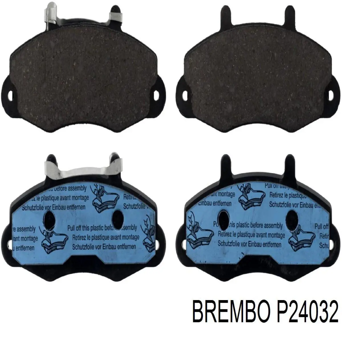 P Brembo Pastillas De Frenos Delanteras