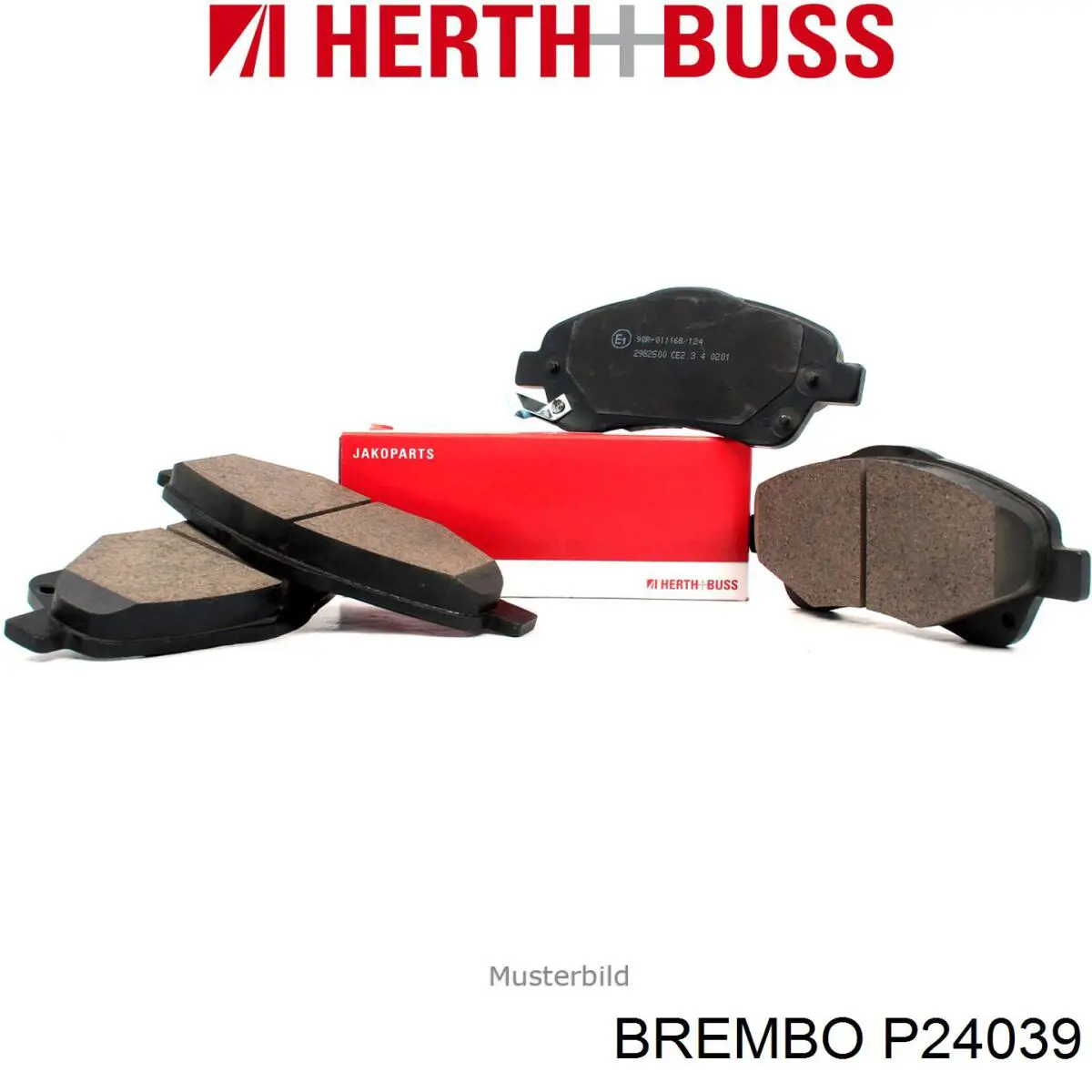 Pastillas de freno delanteras Brembo P24039