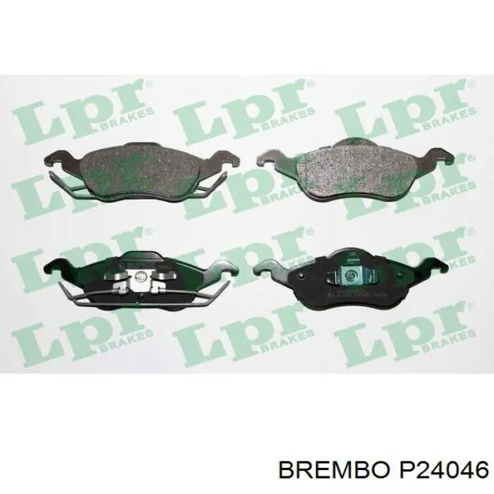 Comprar P24046 Brembo Pastillas delanteras de freno