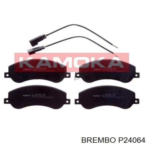 P24064 Brembo pastillas de freno delanteras