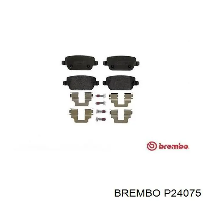 Comprar P24075 Brembo Pastillas de freno traseras