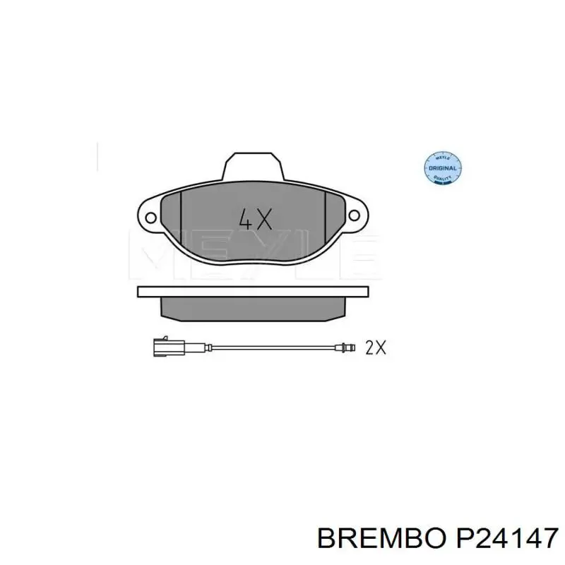 Pastillas freno delanteras Brembo P24147 precio, desde 21,10 EUR