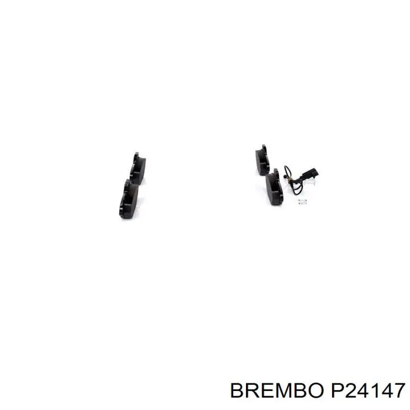 Comprar P24147 Brembo Pastillas delanteras de freno