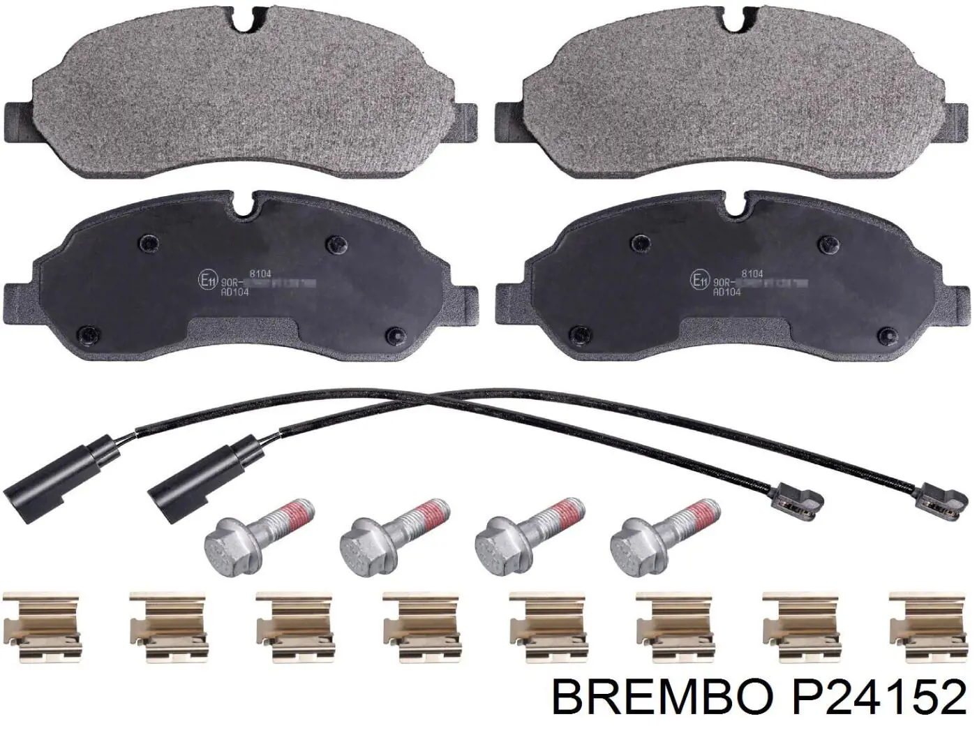 P24152 Brembo pastillas de freno delanteras