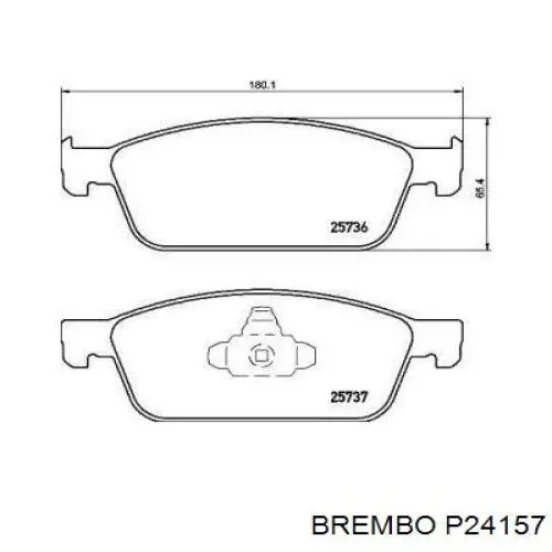 Pastillas de freno delanteras Ford Focus 3 CB8