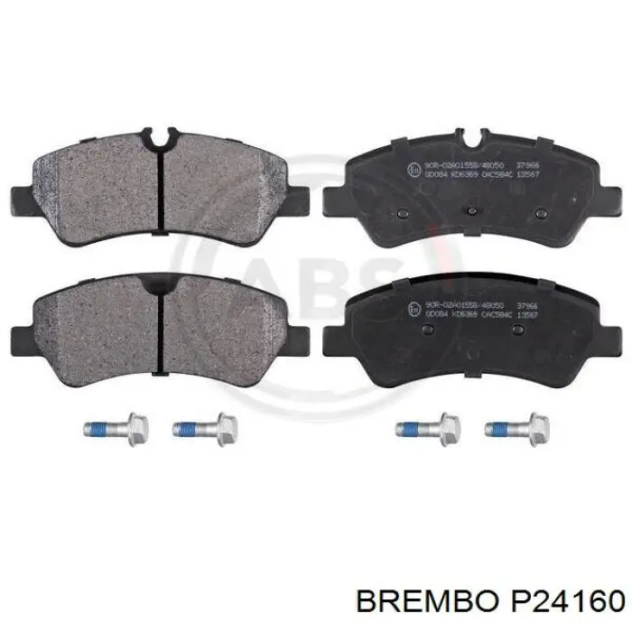 Pastillas traseras Brembo P24160