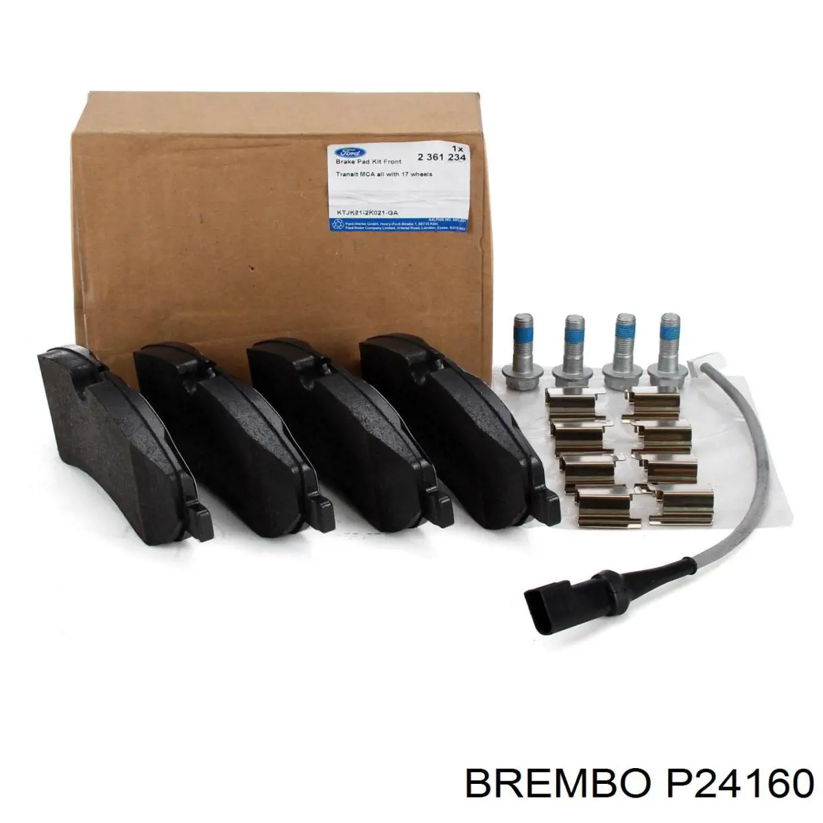 Comprar P24160 Brembo Pastillas de freno traseras